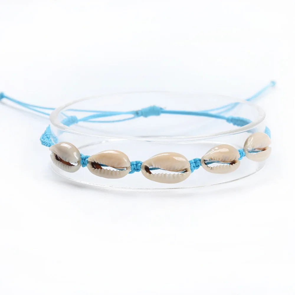 

Beach shell bracelet simple fashion unisex friendship rope cross-border explosion models anklet