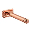 best selling mens metal black gold rose classics 2 blades baber shaving double edge safety razor