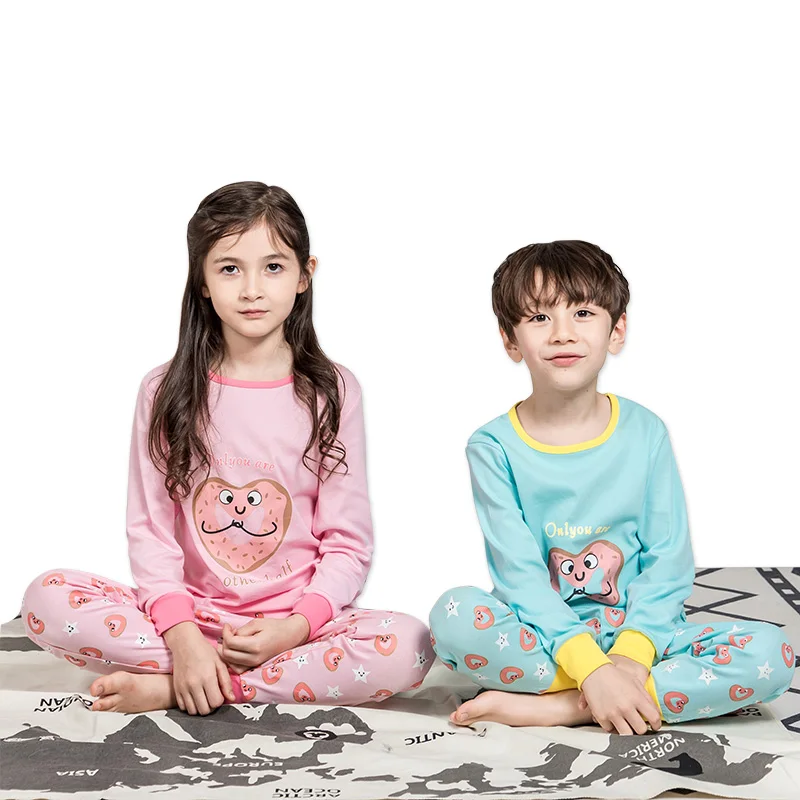 

Lovely Printed Kids Pajamas Winter Wholesale Kids Pajamas, Picture