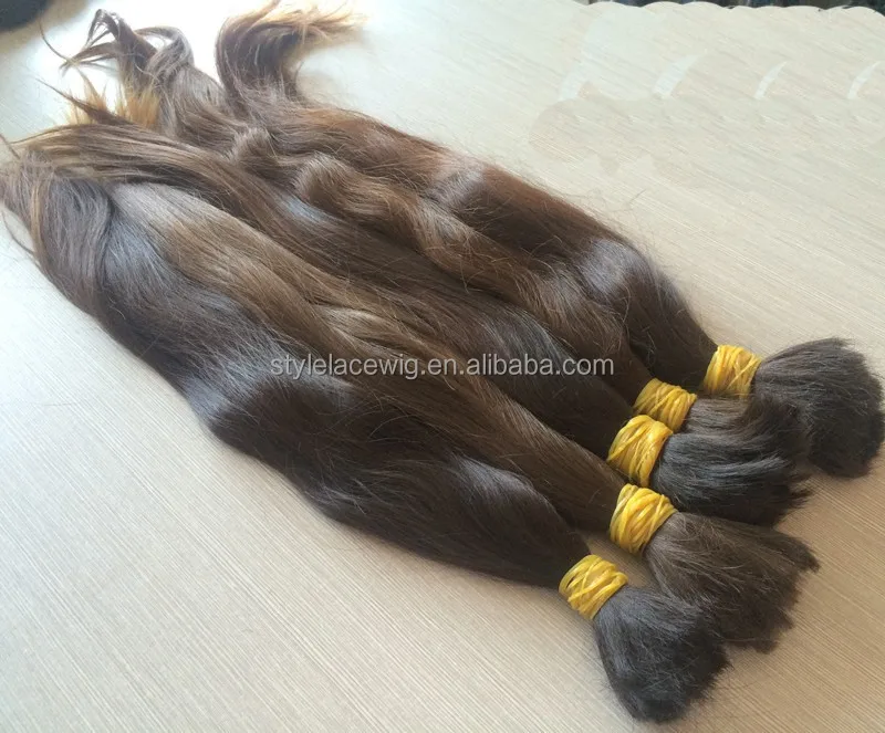 

Top quality natural straight 100% raw virgin russian hair