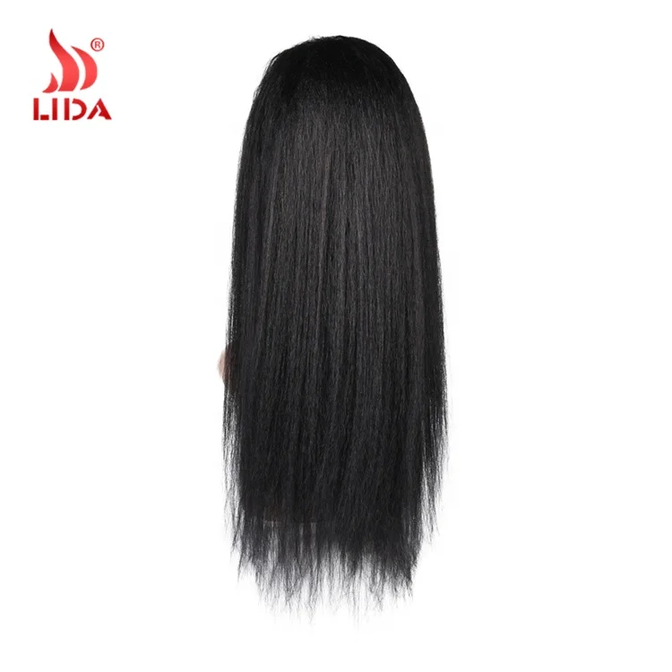 
Lida long kinky straight extensions Ponytail Synthetic 18-24