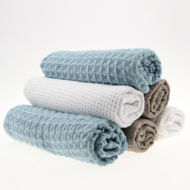 Black Microfiber Fabric Yard Bath Towels Set For Bathroom Buy