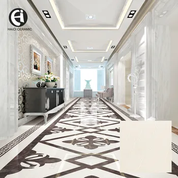 Dining Room Full Polish Glaze Tile White Horse Polish Ceramic Tile