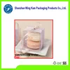 Plastic Clear Foldable 2 Macarons Box Packaging