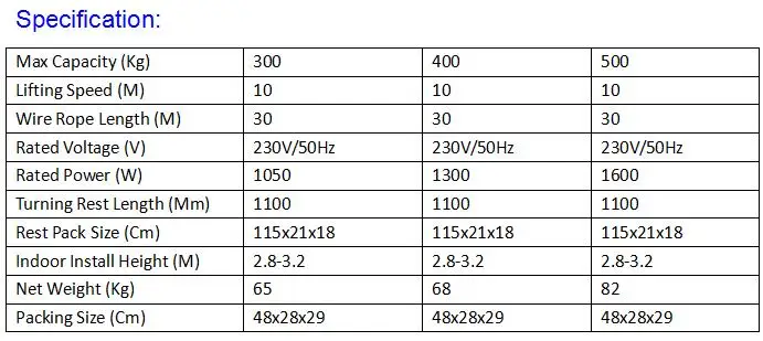 Clutch Small Lifting Crane