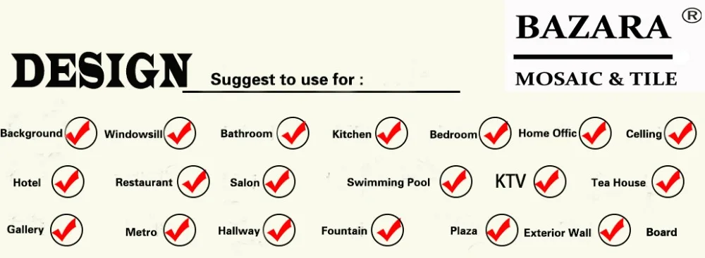 BAZARA 3D Hexagon metal mosaic stainless steel mosaic tile