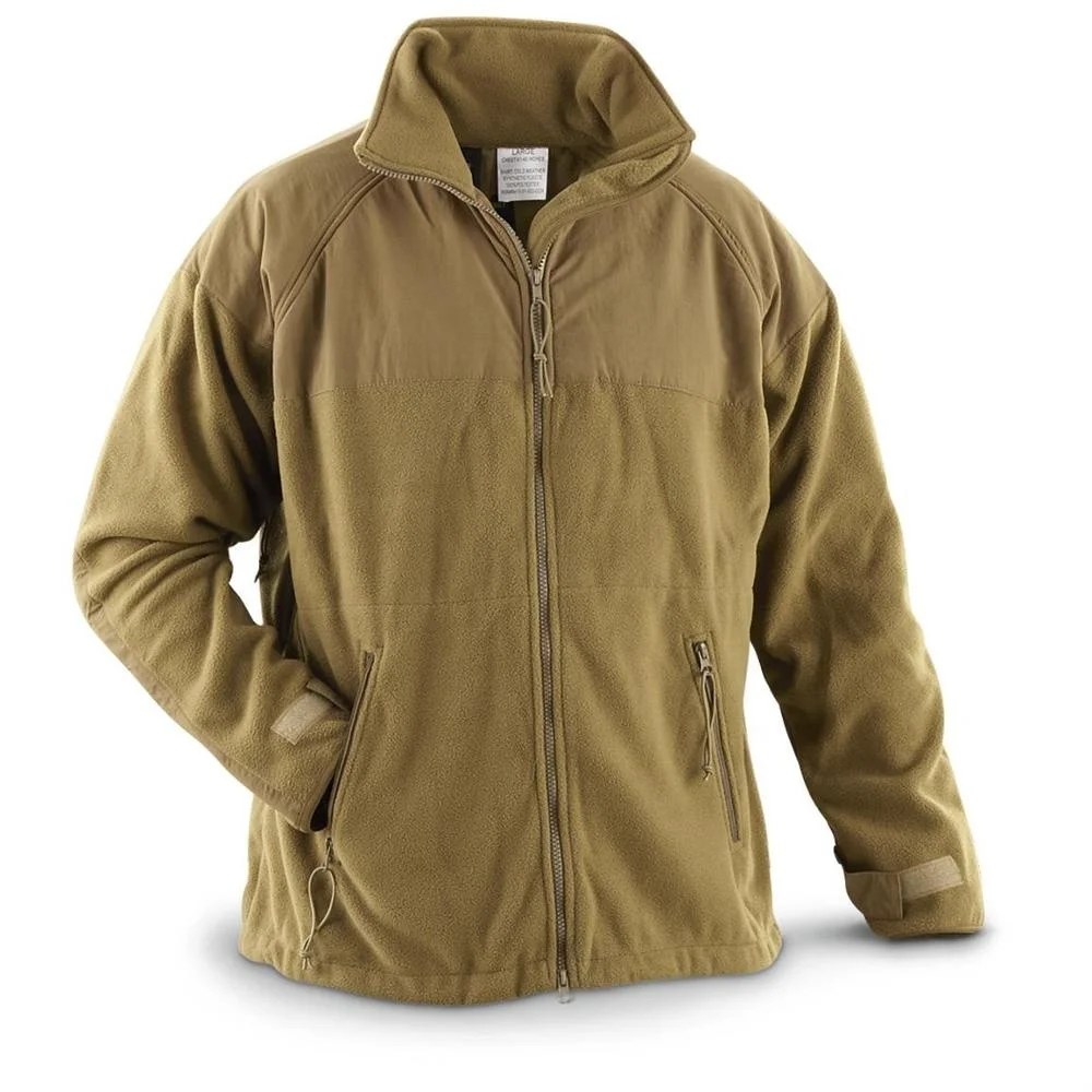 
Warm New Fashion Full Zip Outdoor Fleece Jacket Military Army 