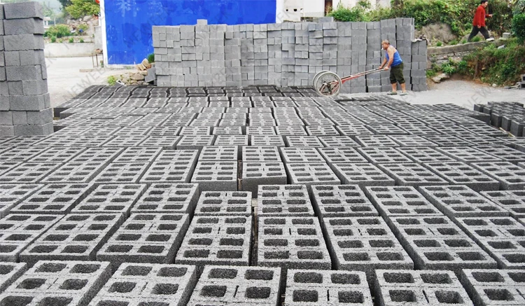 interlocking manual concrete cement brick block making machine