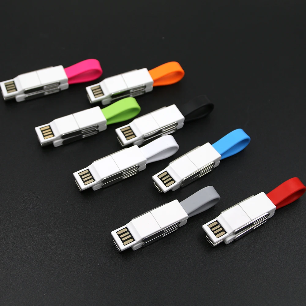 2019 New Product 4 In 1 Keychain Usb Cable Charging For Typec,Micro