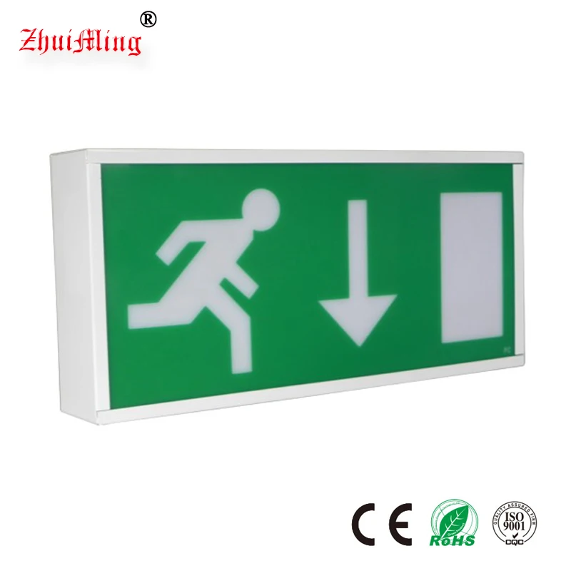 Maintained Channel Emergency Lighting, Rechargeable LED SMD Exit Sign