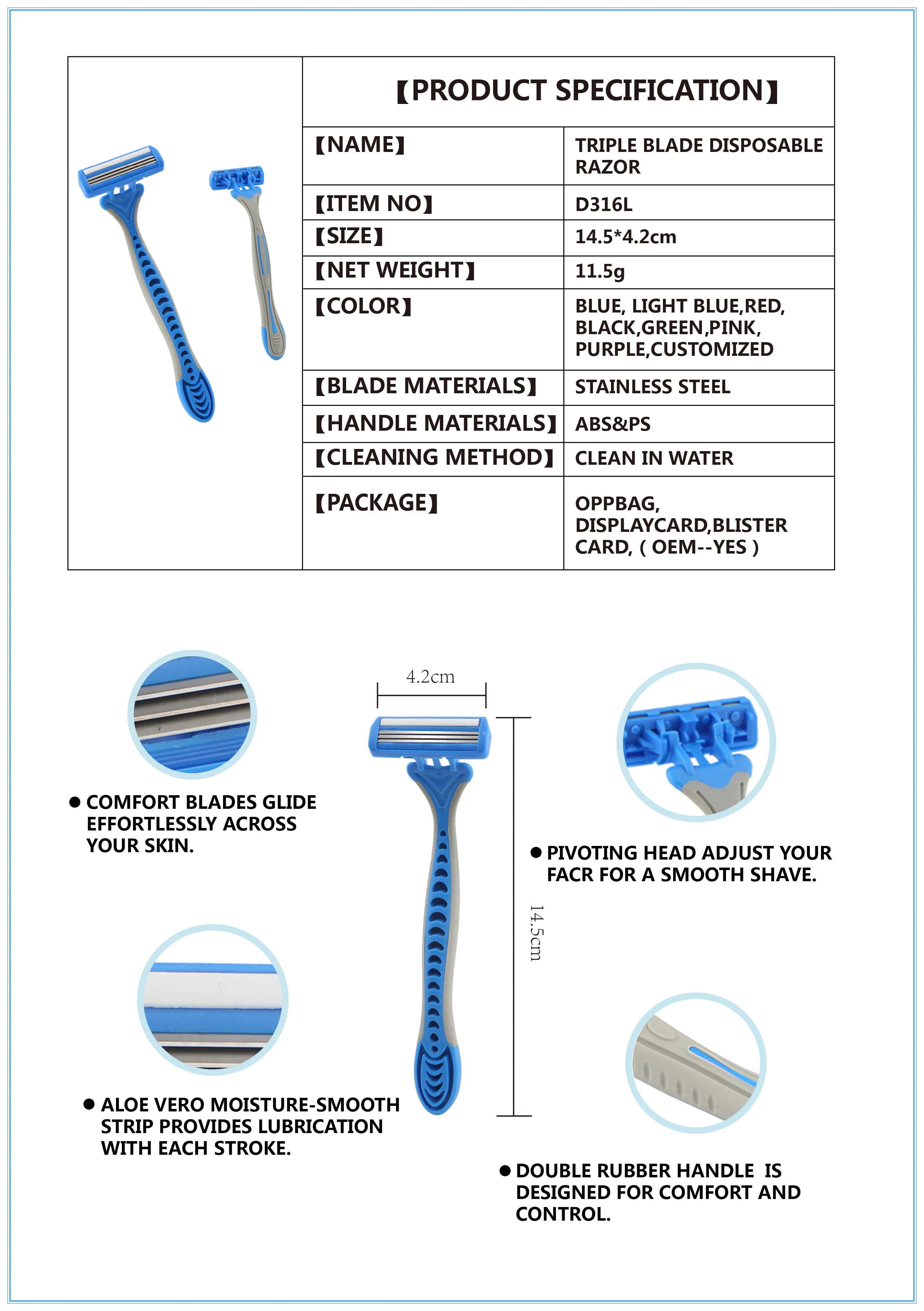 men disposable razor