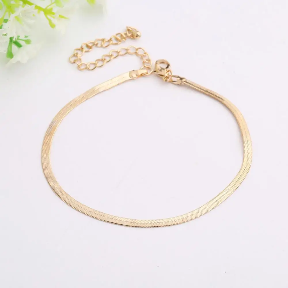 

fashion jewelry Wholesale Zinc Alloy Anklet gold color with snake 582448