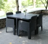 4 Seater plastic Poly Rattan Sofa Patio Furniture Set garden furniture/outdoor furniture