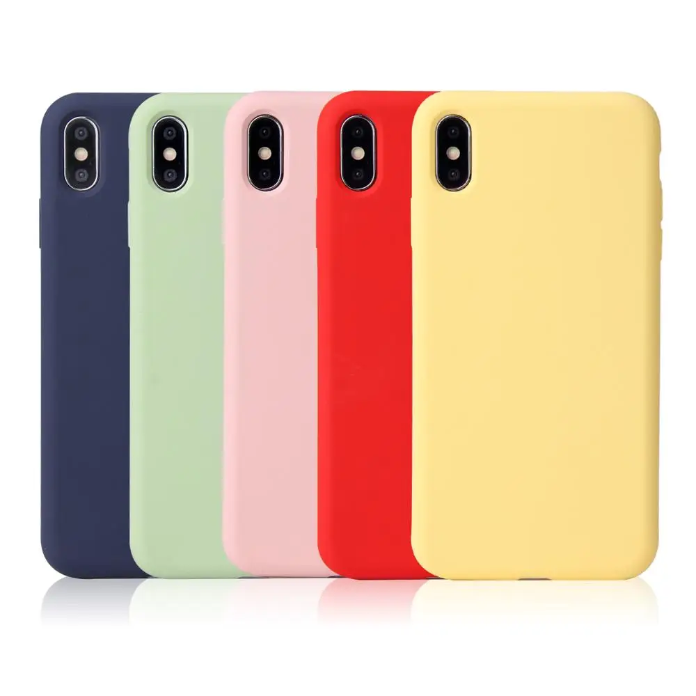 

Best selling liquid silicone phone cover for iPhone X, 15 colors available