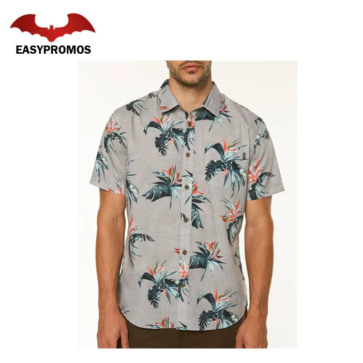 

Custom Print Floral Hawaiian Button Down Cotton Hawaii Short Sleeve Man Shirt Slim Fit Designer Shirts For Men, Etc(all colors)