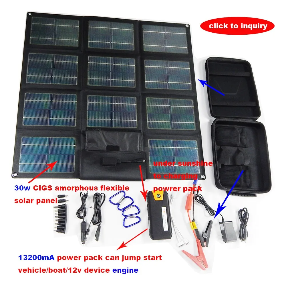 Car Jump Starter Smart Clamp Battery Cable 16800mah Power Bank