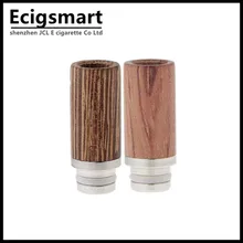 Wooden drip tip Wood Stainless steel 510 Drip tips for RBA RDA vaporizer mod e cigarettes