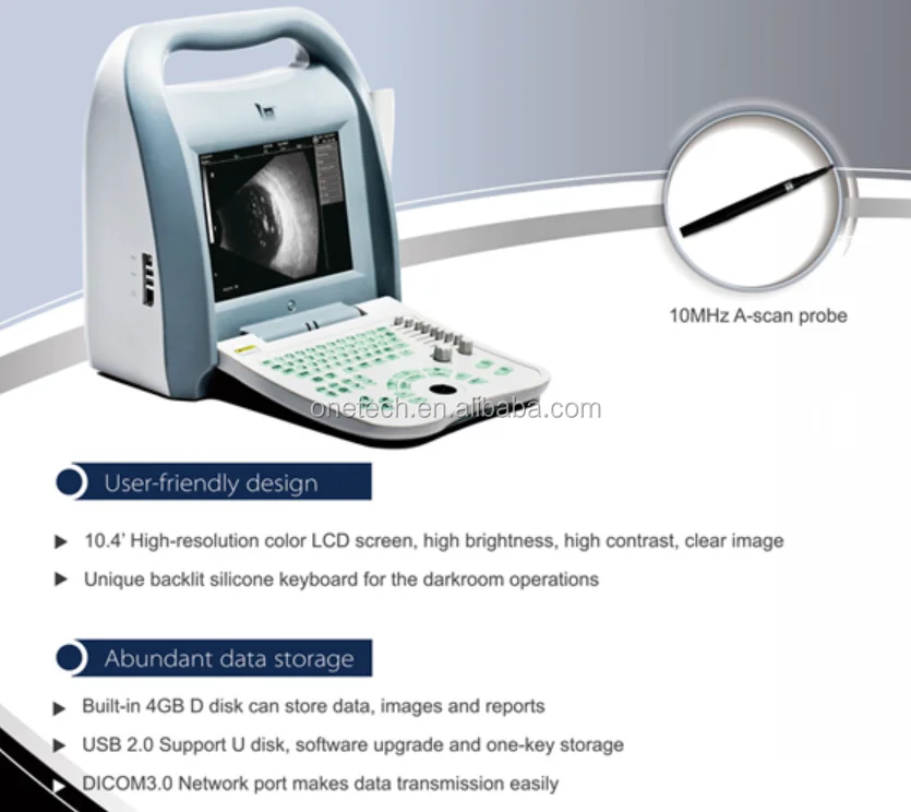 B11 Full Digital Ophthalmic A/b Ultrasound Scanner / 10mhz A&b Scan ...