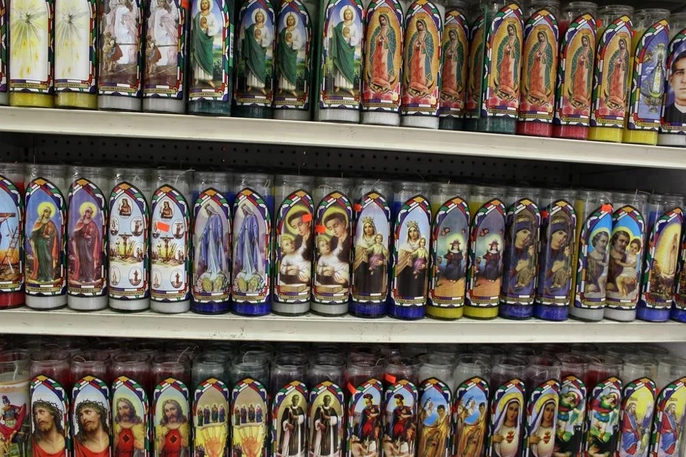 Custom Color And Label Mystical Fixed Church 7 Day Prayer Candles