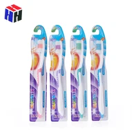 

Gentle personal cleaning colorful handle home use plastic tooth brushes