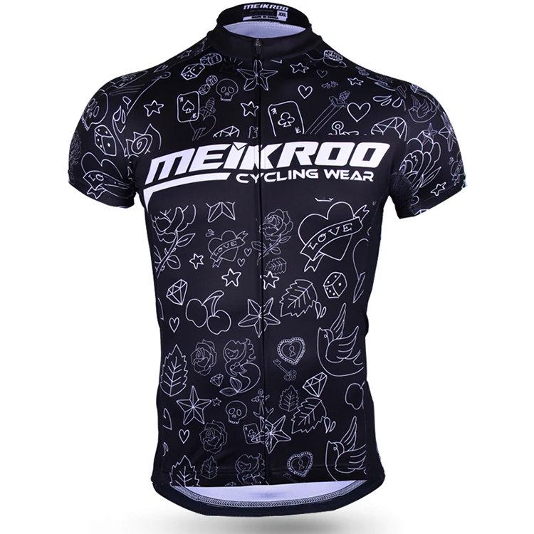 

100% Polyester Bike Shirts Blank Cycling Jersey, As picture shows or customized