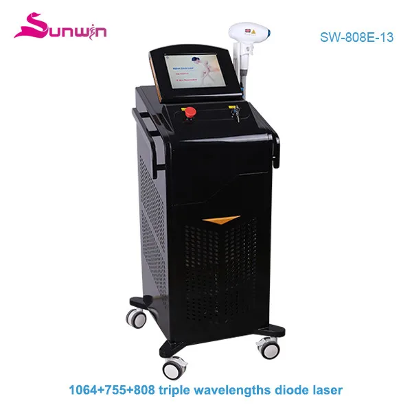 

Triple wavelengths laser diode driver hairline removal 808 755 1064 diode laser hair removal for medical use