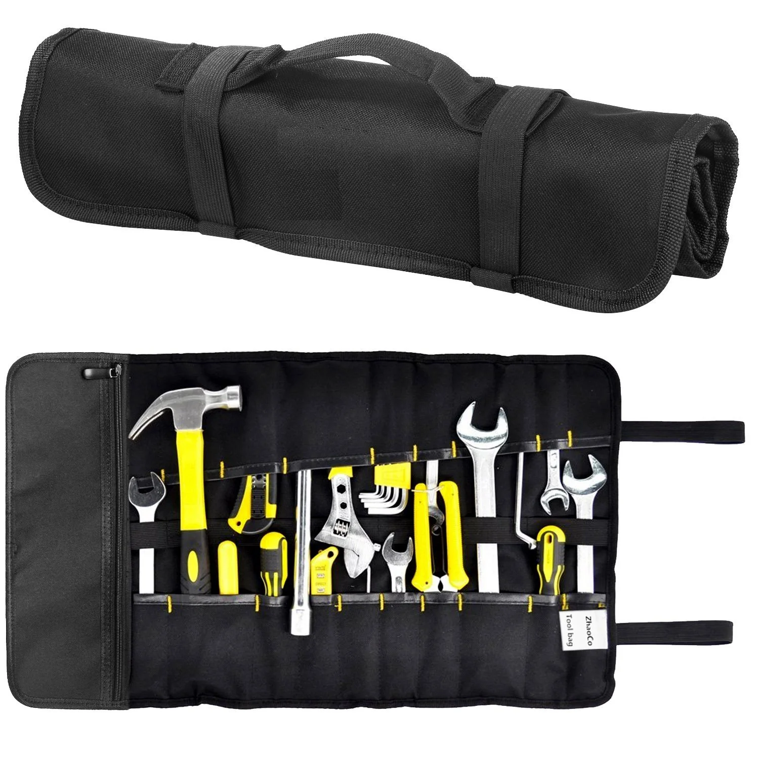 Roll Up Tool Bag Pouch Rolling Organizer Storage Tote For Garden Tools Electricians Electrician Leather Canvas Roll Up Tool Bag Pouch Rolling Organizer Storage Tote For Garden Tools Electricians Electrician Leather Canvas