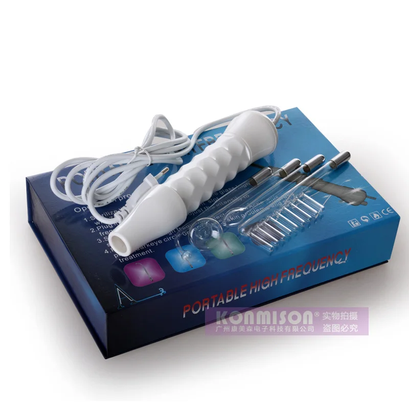 

High Frequency Instrument With 4 Electrode Wands For Skin Rejuvenation, N/a
