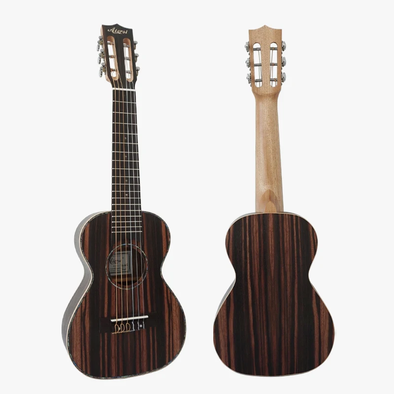 

Aiersi Brand Special Design 28 Inch Jave Ebony 6-String Guitarlele, N/a