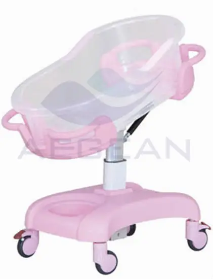 Cheapest!!! AG-CB011 ISO approved adjustable gas spring hospital baby bassinet