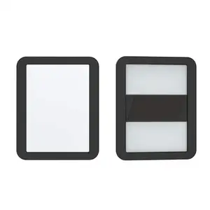 Image of Magnetic Mirror 5 x 7"- Ideal for School Locker, Bathroom, Household Refrigerator - Magnetic Back Sticks to Any Ferrous Metal