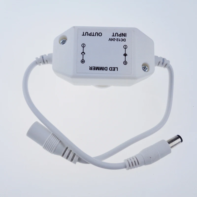 factory price led Single Channel Inline 12V 2A PWM mini led dimmer controller for single colour LED Light Strip Lamp