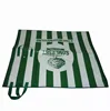 Cheap straw beach mat with pillow picnic blanket waterproof with logo