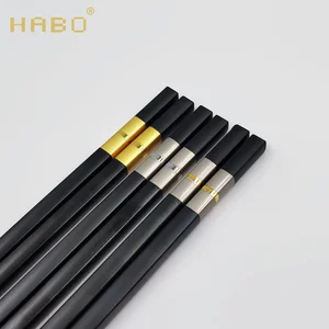 Image of Linear decoration gorgeous chinese Japanese reusable baby chopsticks for sushi