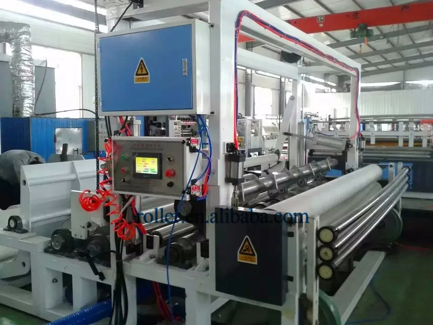 
Fully Automatic Toilet Tissue Paper Roll Rewinding, Slitting, Embossing, Perforating Machine 