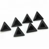 Wholesale Loose Gemstone Black Color Triangle Cut Glass Gems