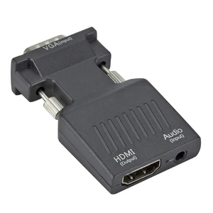 VGA to HDMI 1080P Video Converter Audio PC & Laptop