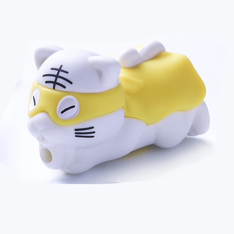 

Wholesale Cartoon cute earphone mobile phone usb cord chargering cable protector Cable Animal Bite, Customized