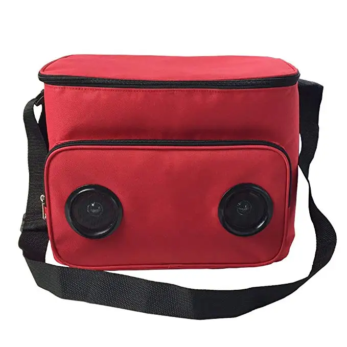 

Large Capacity Waterproof Promotion Bulit-in Speaker Music Player Fruit Drink Food Cooler Bag, Custom as pantone guide