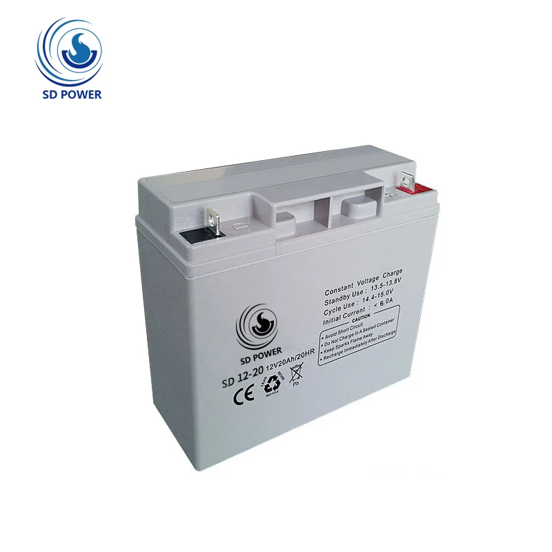 
factory price high power agm li-ion battery pack 12v 20ah for solar system 
