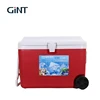 China Customized Promotion Mini Portable Plastic Ice Cooler Box With Wheels