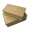 Custom made recyclable corrugated paper packaging shipping box