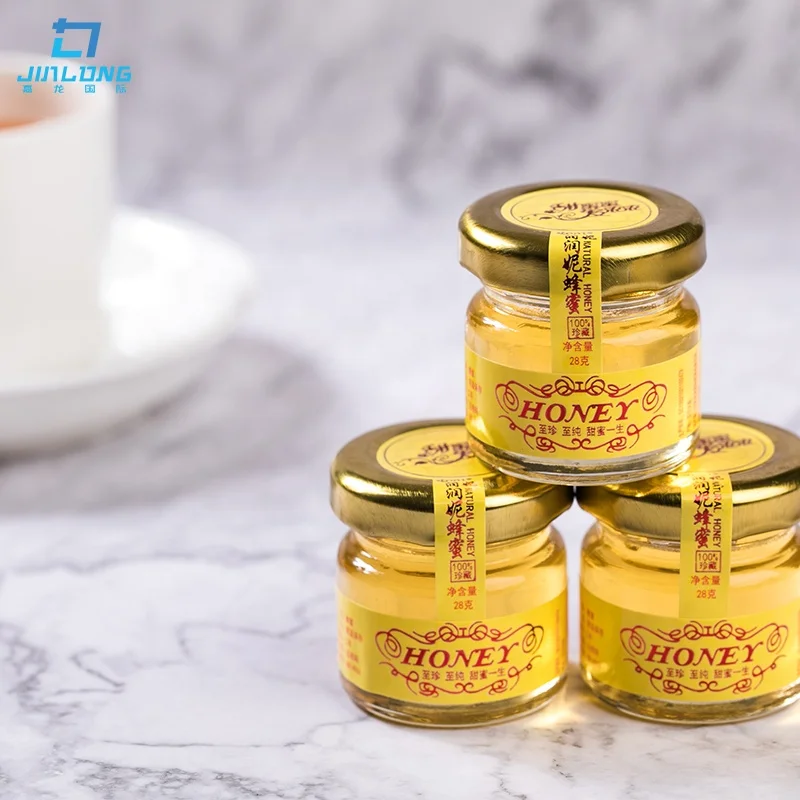 
Good quality small glass jar packing pure natural honey help boost your immune system 