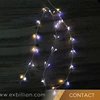 20 LED Icicle Lights Solar Powered Raindrop String Fairy Lights for Outdoor Garden Patio Christmas Xmas Tree