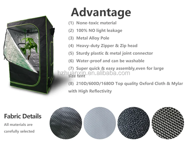 
indoor hydroponics grow tent 60*60*140cm 