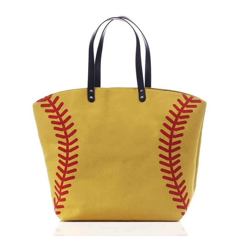 Cfp B000300 Canvas Baseball Tote Baseball Bag Softball Bag Softball