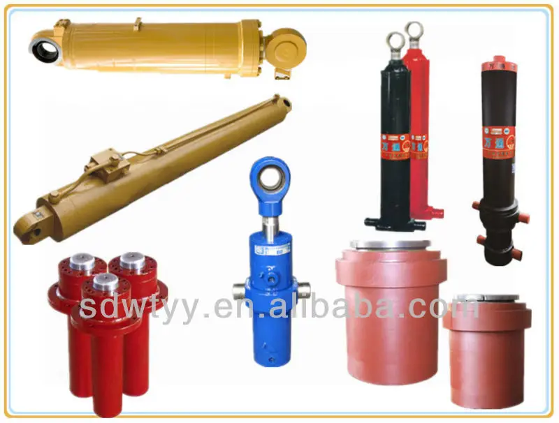 Front Mount Tipping Hydraulic Jack 5 Stages For Tipper Semi Trailer