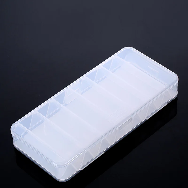 
Peche Double Sided 14 Compartments Plastic Fishing Hooks Baits Lure Box Case Storage Custom Reversible Fishing Tackle Box 
