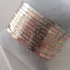 Mantra Quote Cuff Bracelet Bangle Stainless Steel Silver gold rose gold bracelet thin bangle