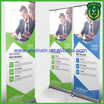 Wide Base Pull Up Banner Stand High Quality Roll Up Stand